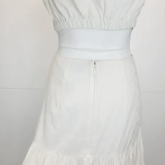 Significant Other Poppy Cut-Out Maxi Dress Ivory White Small - Picture 5 of 13